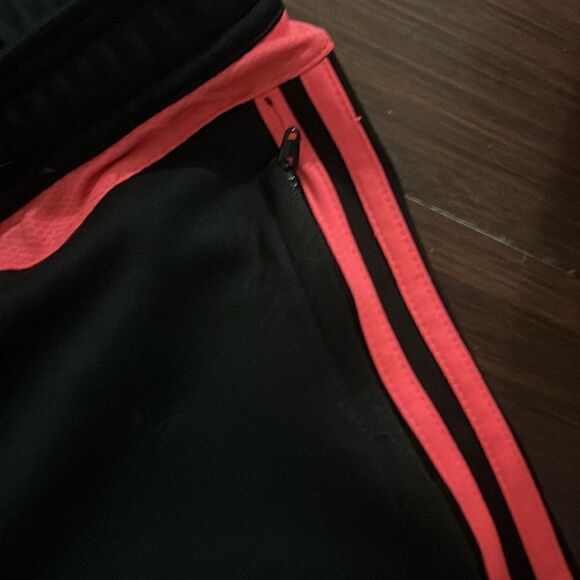 Adidas Climacool Track Pants - Size Small - Pink & Black 3 Stripe Pants LIKE NEW - Picture 5 of 5